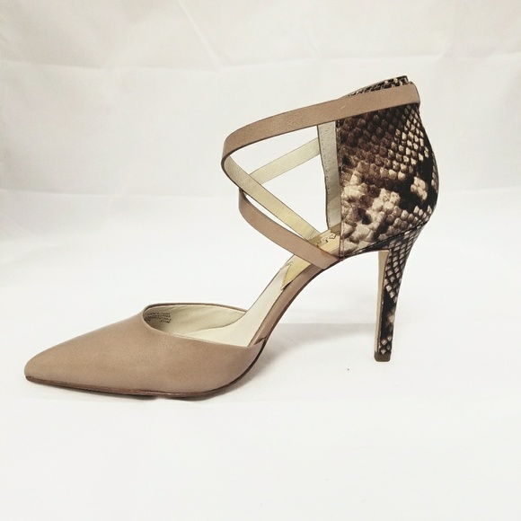 *SALE* Michael Kors Snake Heel sz 8.5M  NEW--X80 - Picture 3 of 5